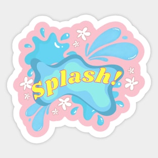 Summer Splash - Vacation Design Sticker